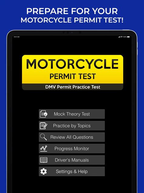 motorcycle permit test online free